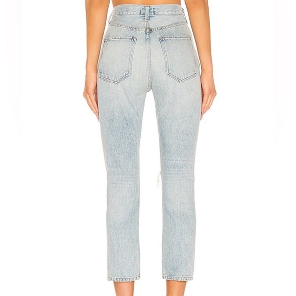 AGOLDE Riley High Rise Straight Crop in Shatter lA056B-983 size 24 - Picture 2 of 9